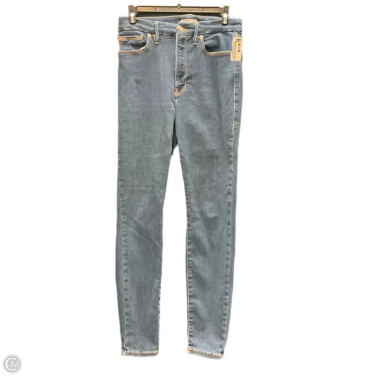 Jeans Skinny By Good American In Blue Denim, Size: 6
