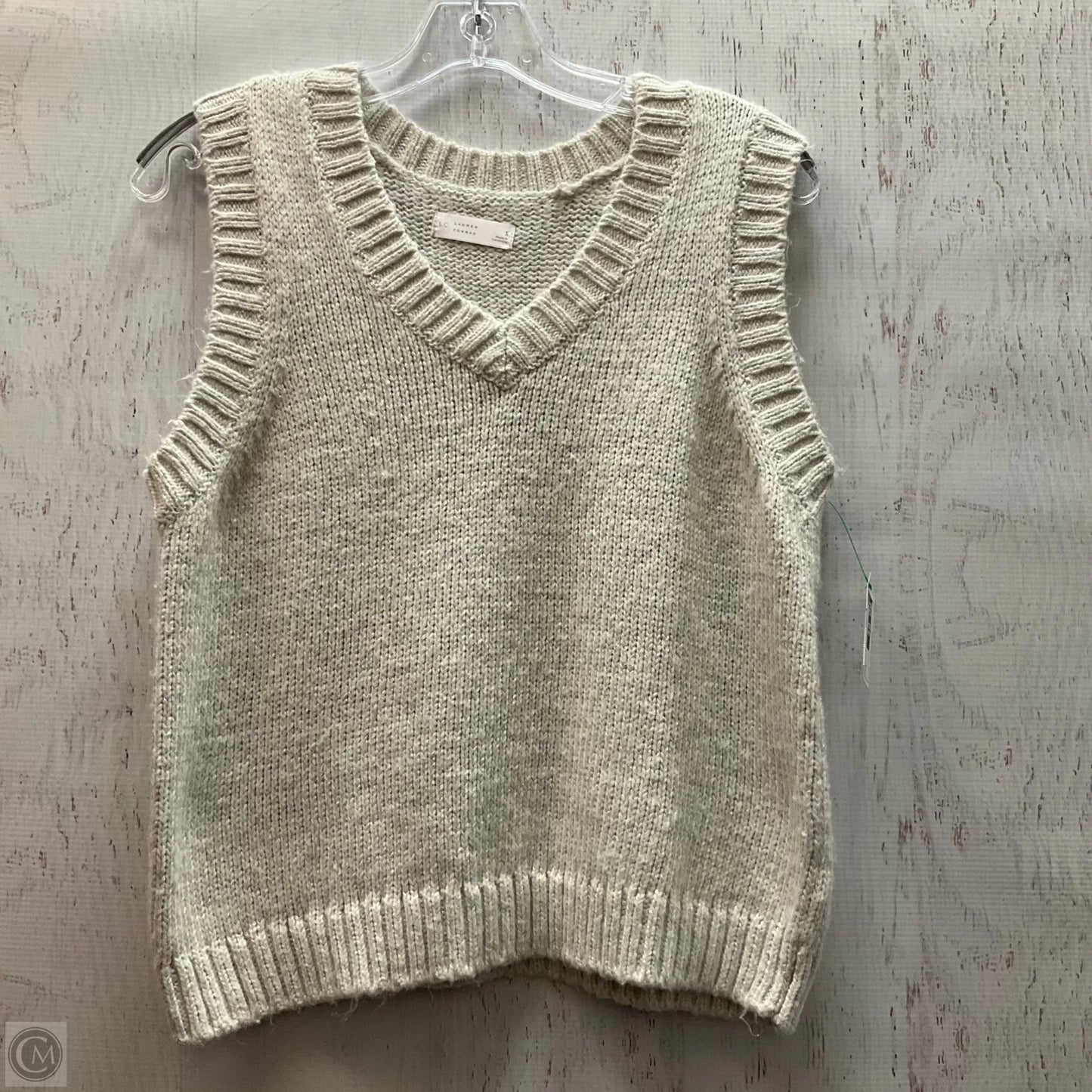 Top Short Sleeve By Lc Lauren Conrad In White, Size: S