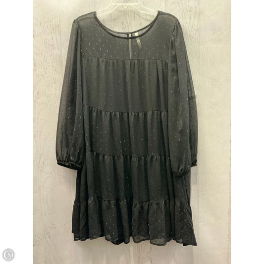 Dress Casual Short By Clothes Mentor In Black, Size: 2x