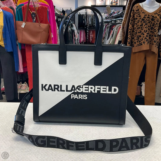 Handbag Designer By Karl Lagerfeld, Size: Large