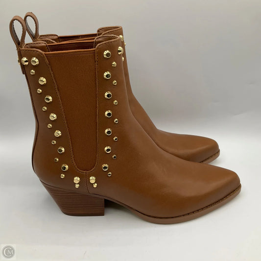 Boots Ankle Heels By Michael By Michael Kors In Brown, Size: 6