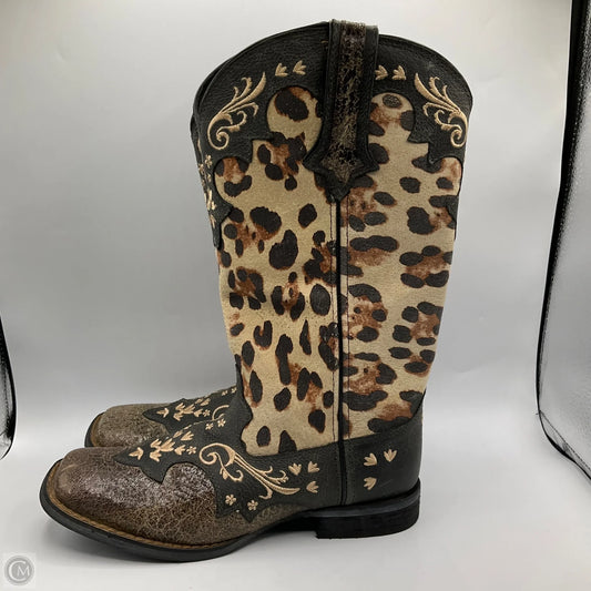 Boots Western By Durango In Animal Print, Size: 6