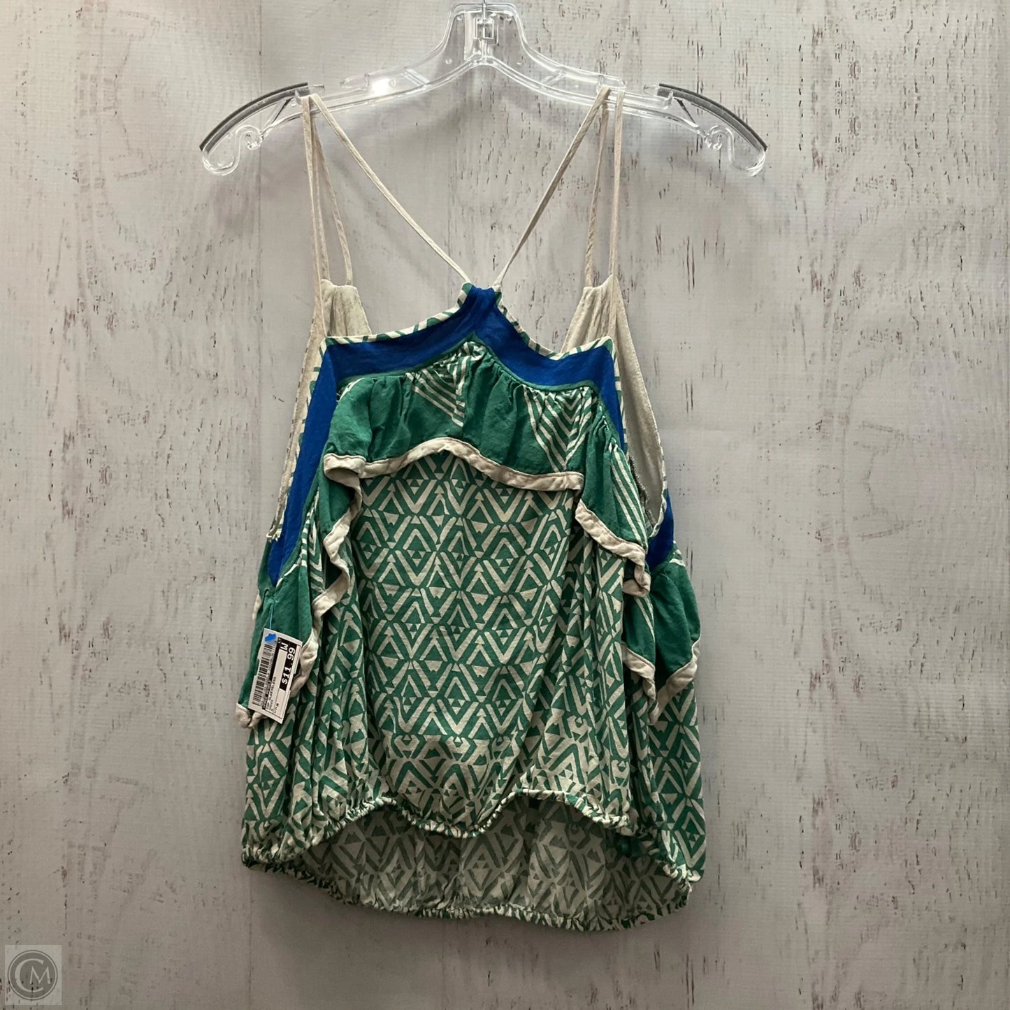 Top Sleeveless By Free People In Green, Size: M