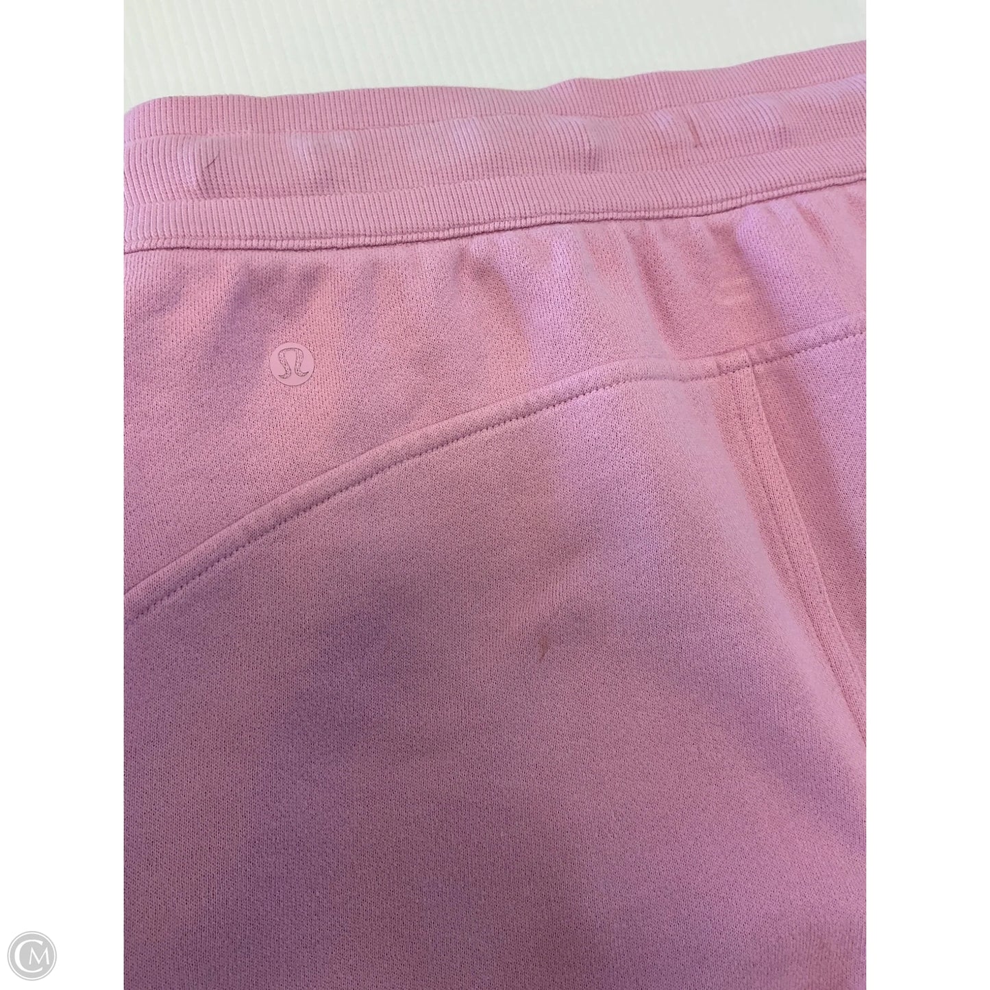 Athletic Shorts By Lululemon In Pink, Size: 8