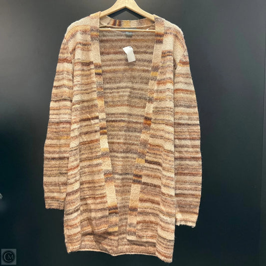 Cardigan By Natural Reflections In Tan, Size: M