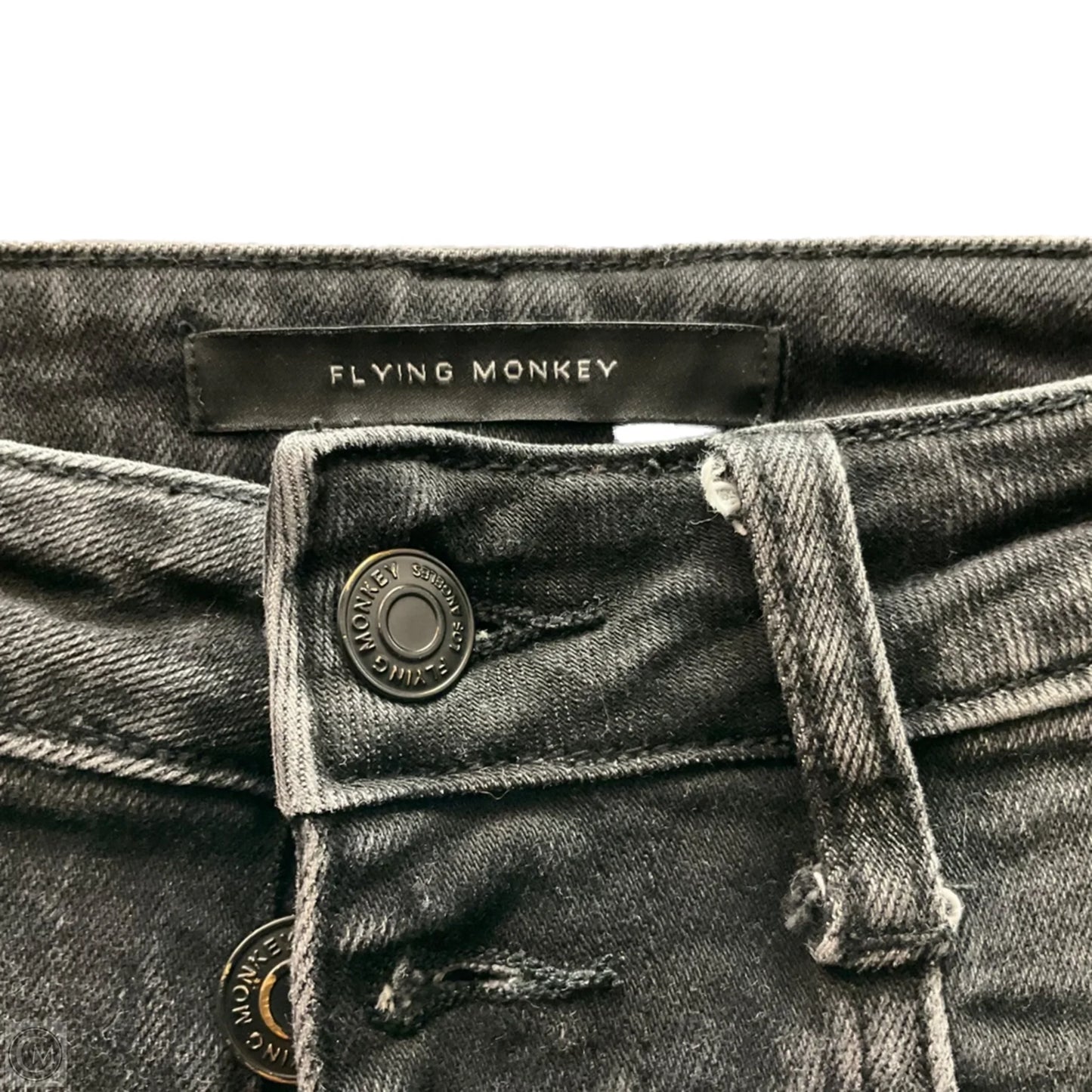 Jeans Boot Cut By Flying Monkey In Black Denim, Size: 2
