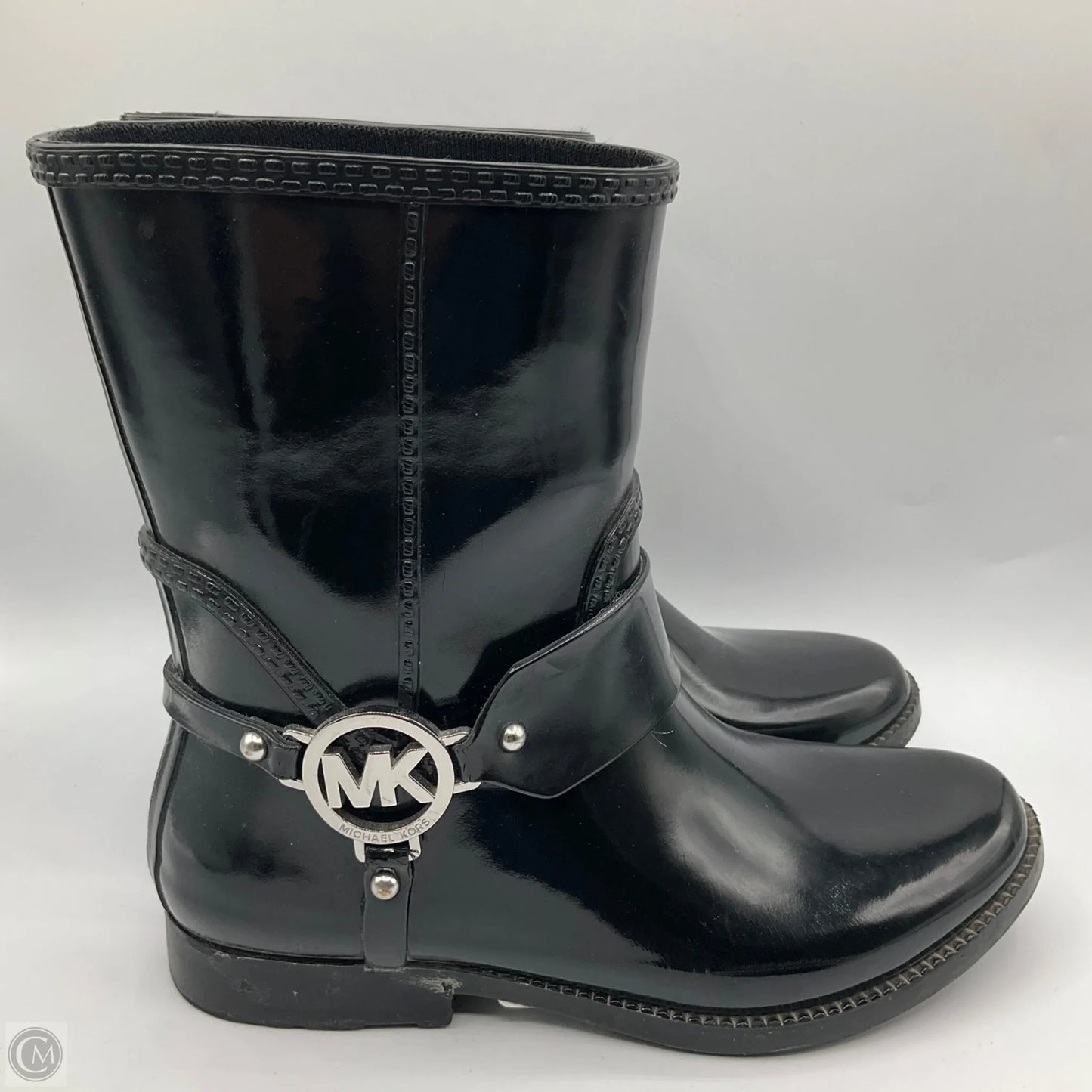 Boots Designer By Michael Kors In Black, Size: 6