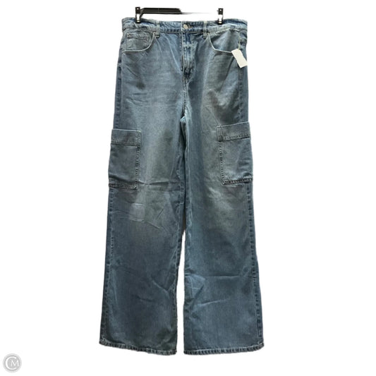 Jeans Wide Leg By Clothes Mentor In Blue Denim, Size: 8