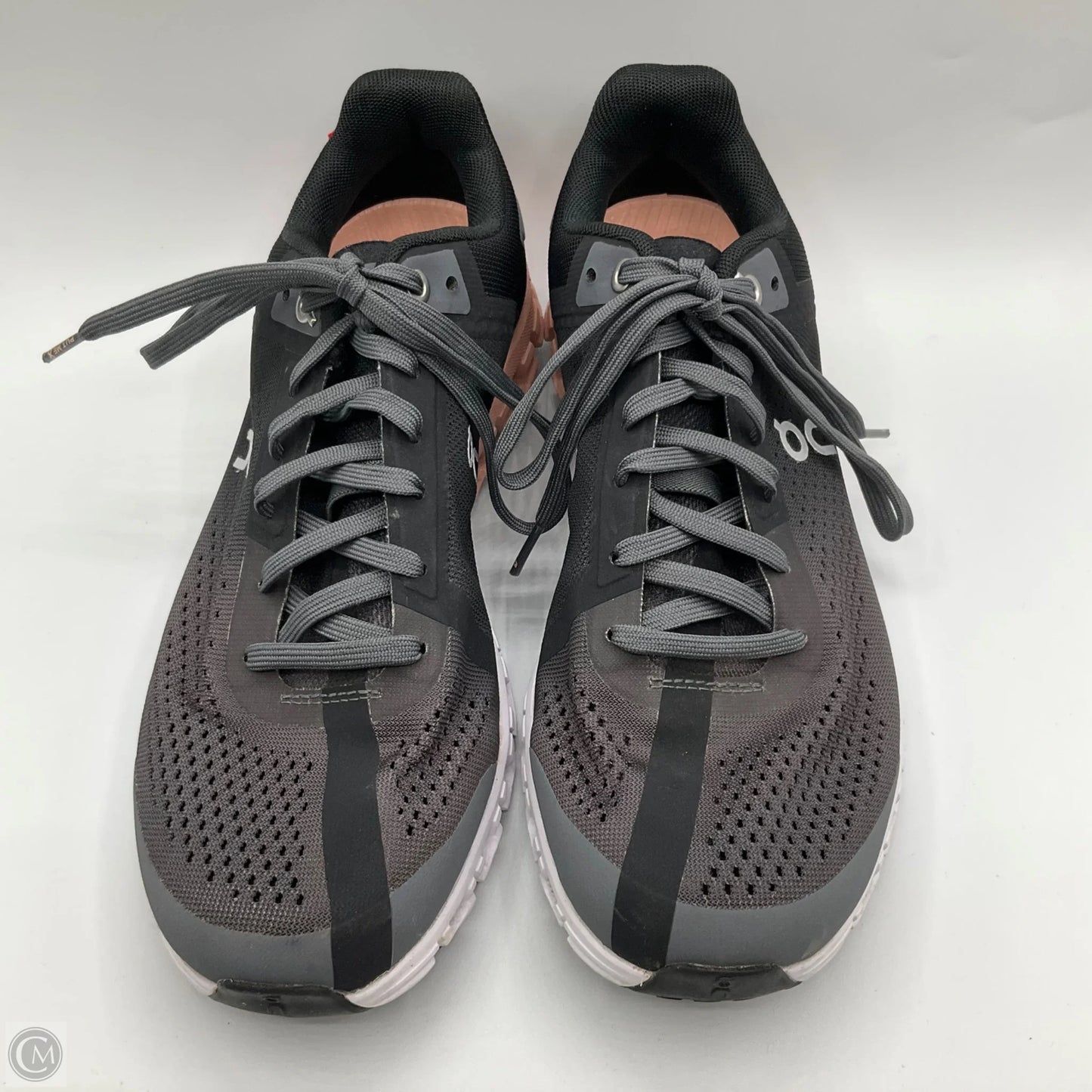 Shoes Athletic By On Cloud In Grey & Pink, Size: 7.5
