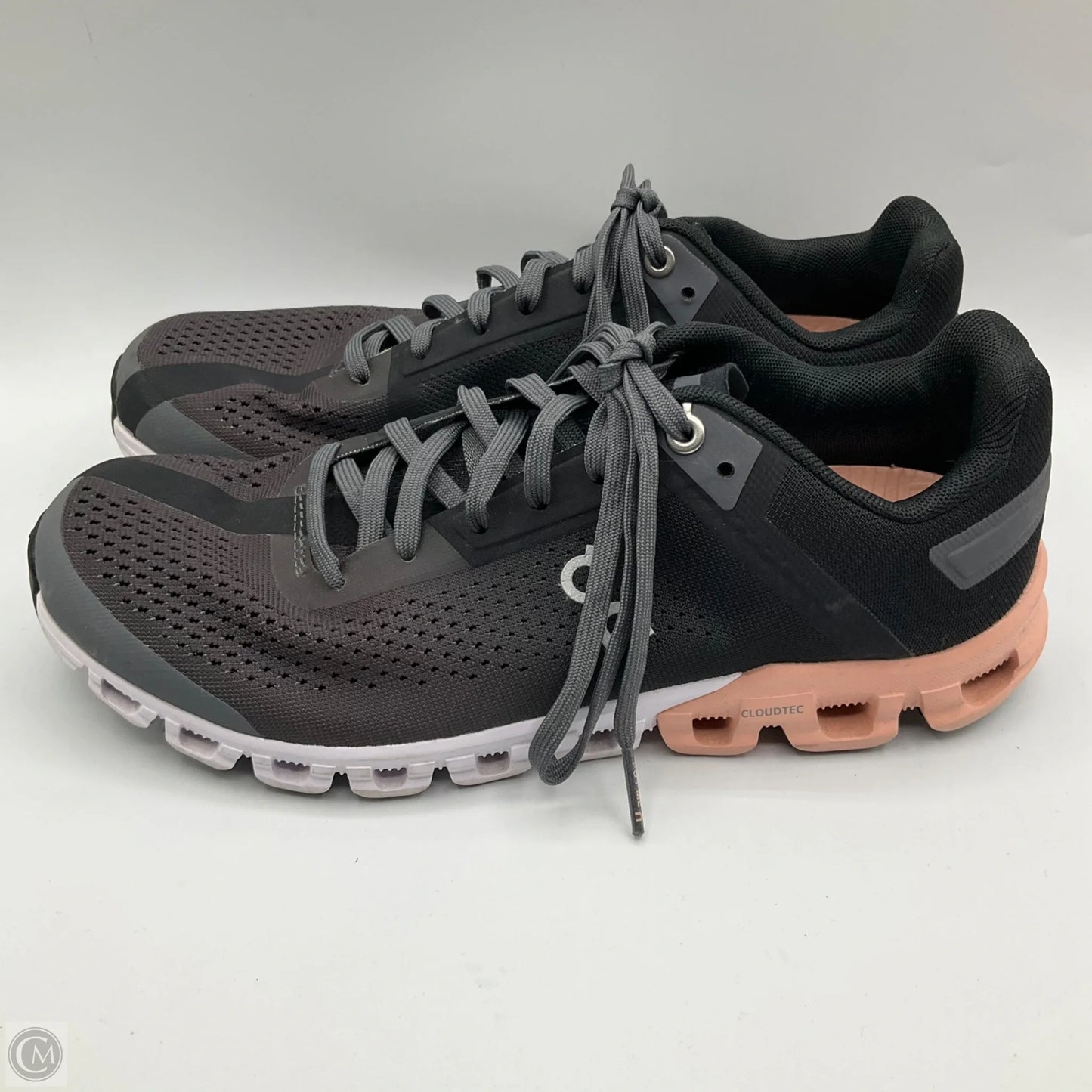 Shoes Athletic By On Cloud In Grey & Pink, Size: 7.5