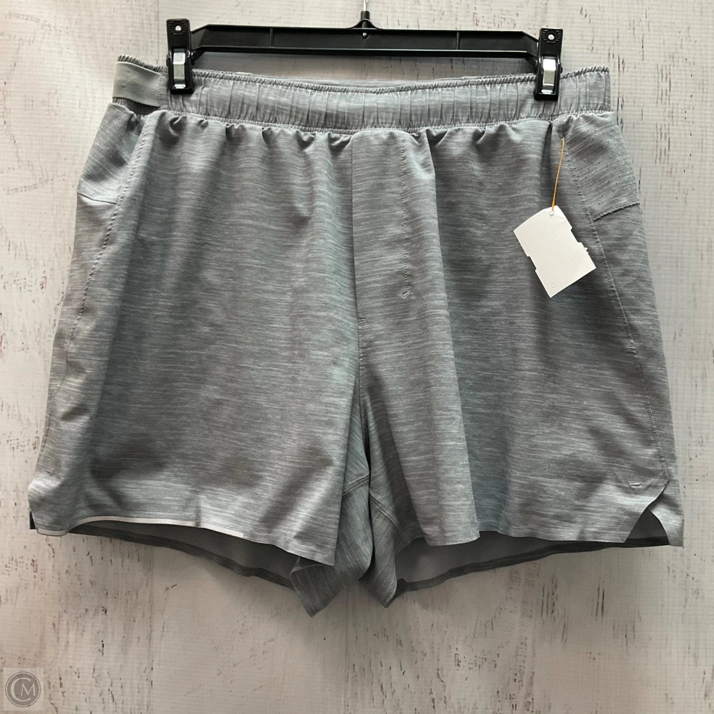 Athletic Shorts By Lululemon In Grey, Size: M