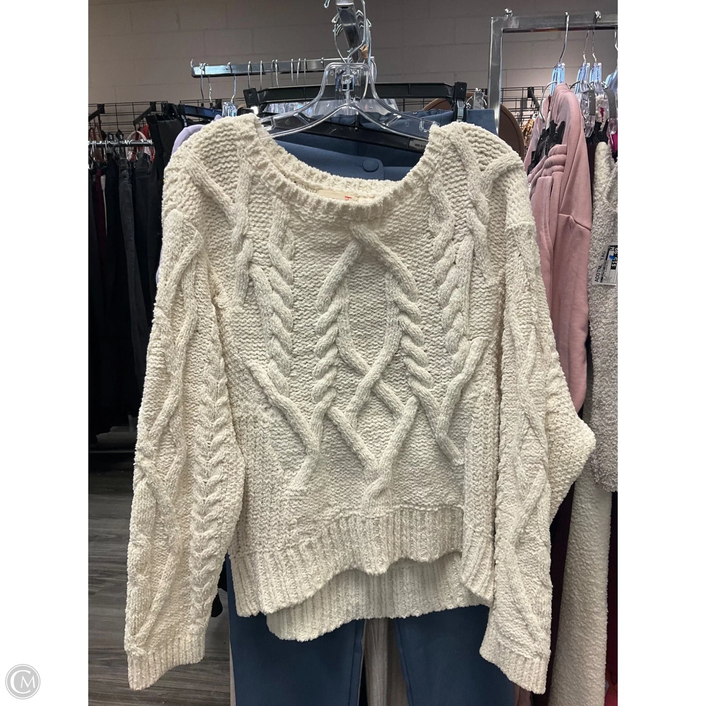 Sweater By Sleeping On Snow In Cream, Size: S