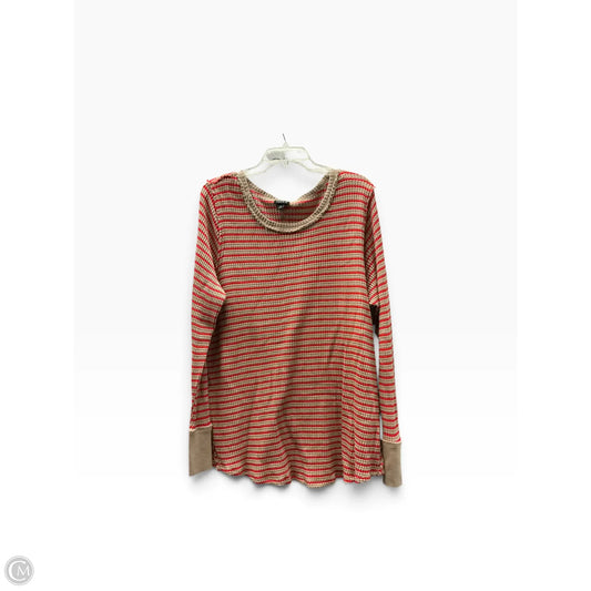 Top Long Sleeve By Torrid In Striped Pattern, Size: 3x