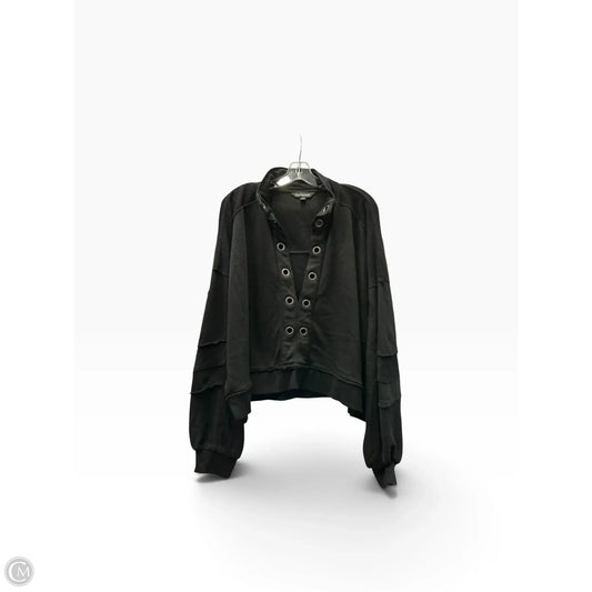 Top Long Sleeve By Davi & Dani In Black, Size: 3x