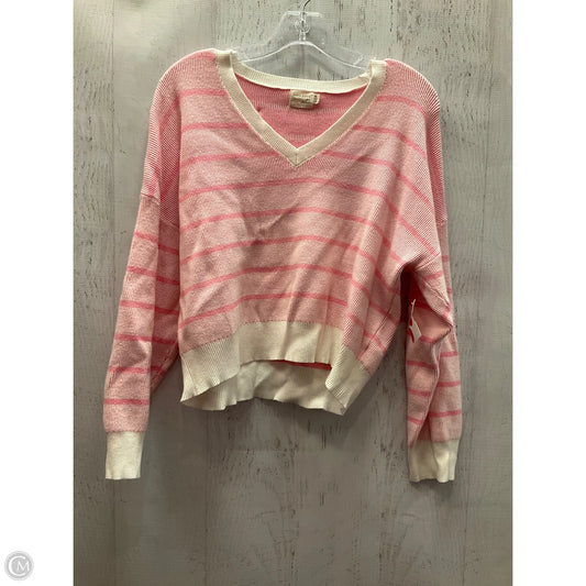 Top Long Sleeve By Clothes Mentor In Pink, Size: Xl