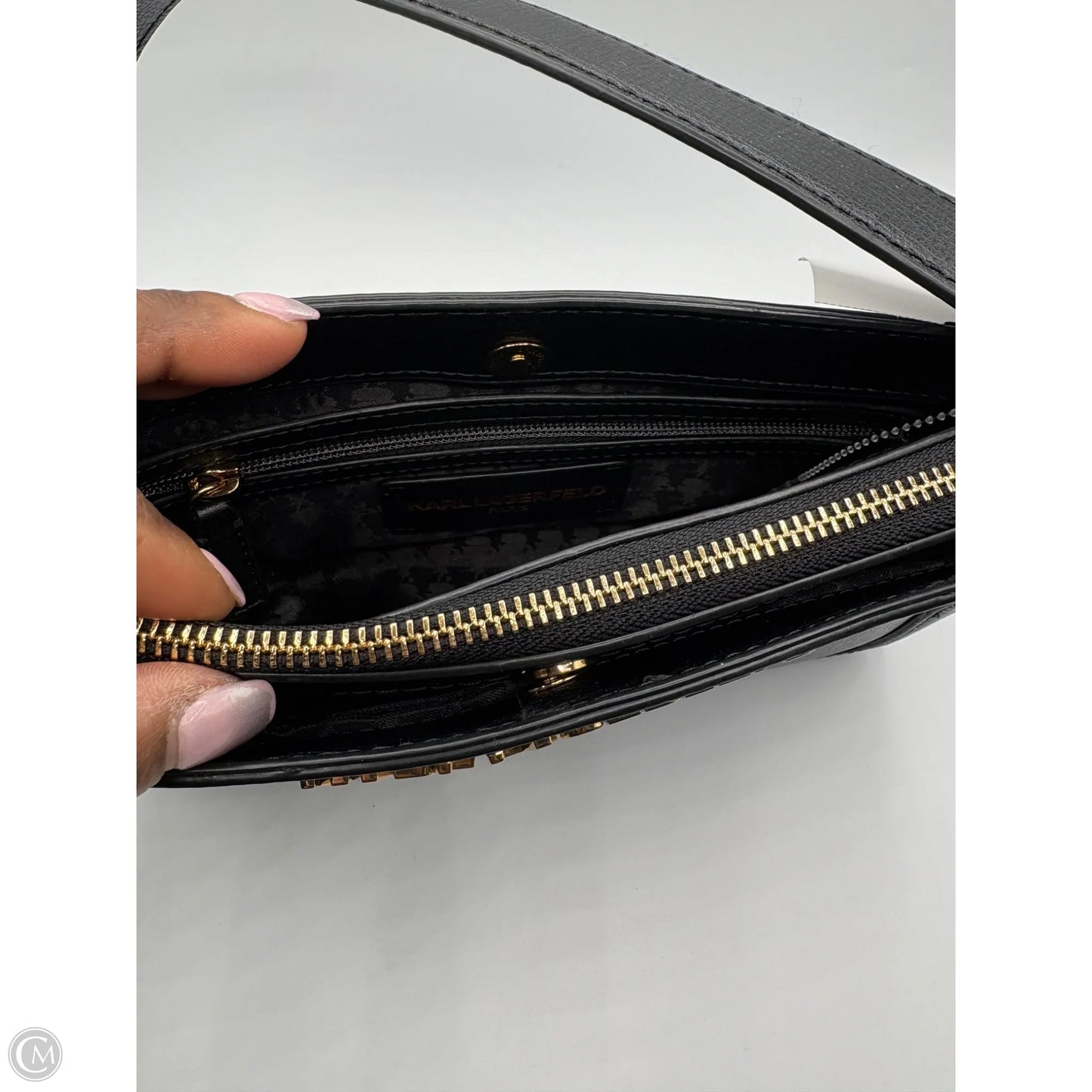 Handbag Designer By Karl Lagerfeld, Size: Small