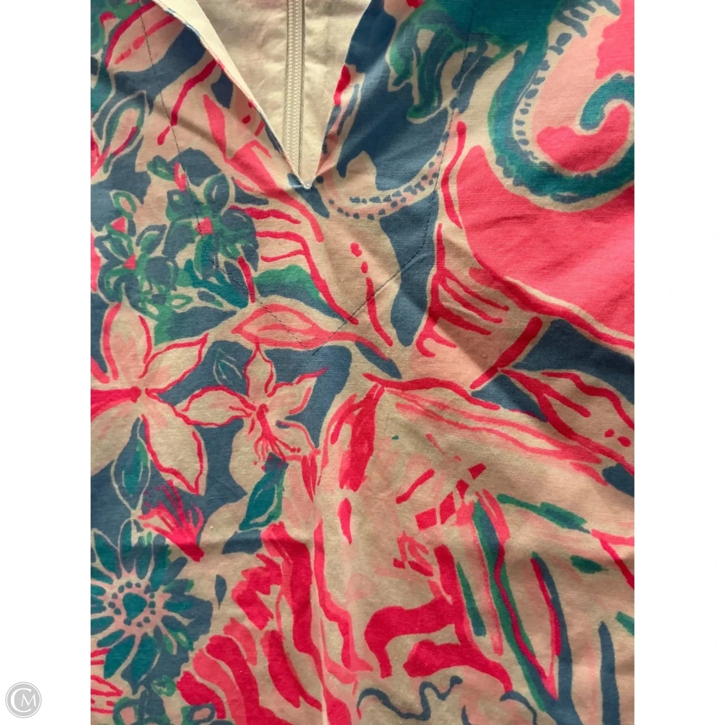 Dress Designer By Lilly Pulitzer In Floral Print, Size: 4