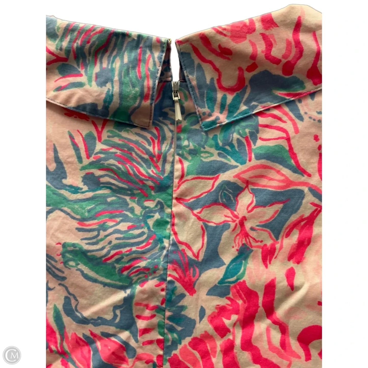 Dress Designer By Lilly Pulitzer In Floral Print, Size: 4