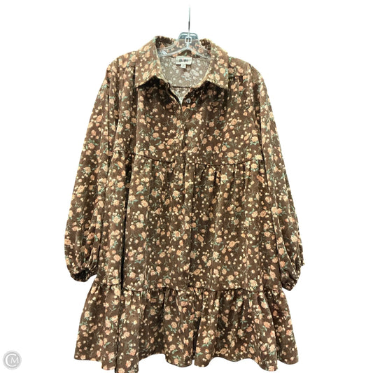 Dress Casual Midi By Bibi In Floral Print, Size: S