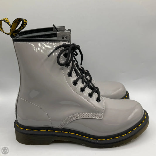 Boots Combat By Clothes Mentor In Grey, Size: 8
