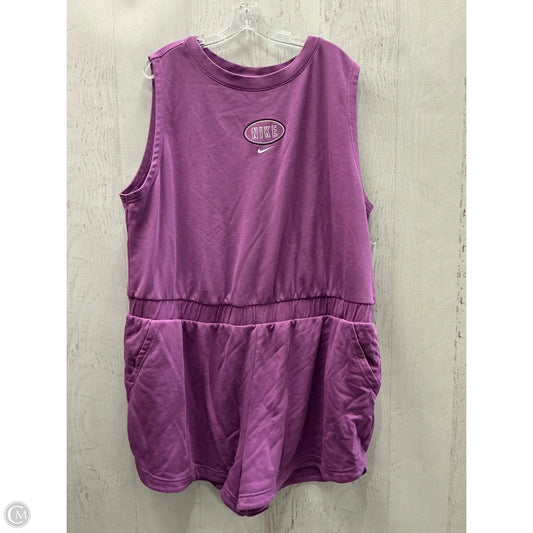 Overalls By Nike In Purple, Size: 3x