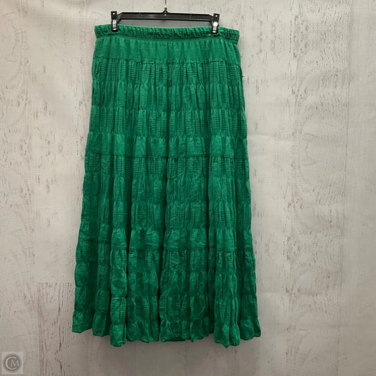 Skirt Maxi By Max Studio In Green, Size: M