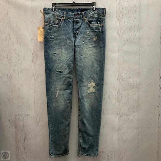 Jeans Straight By Clothes Mentor In Blue Denim, Size: 8