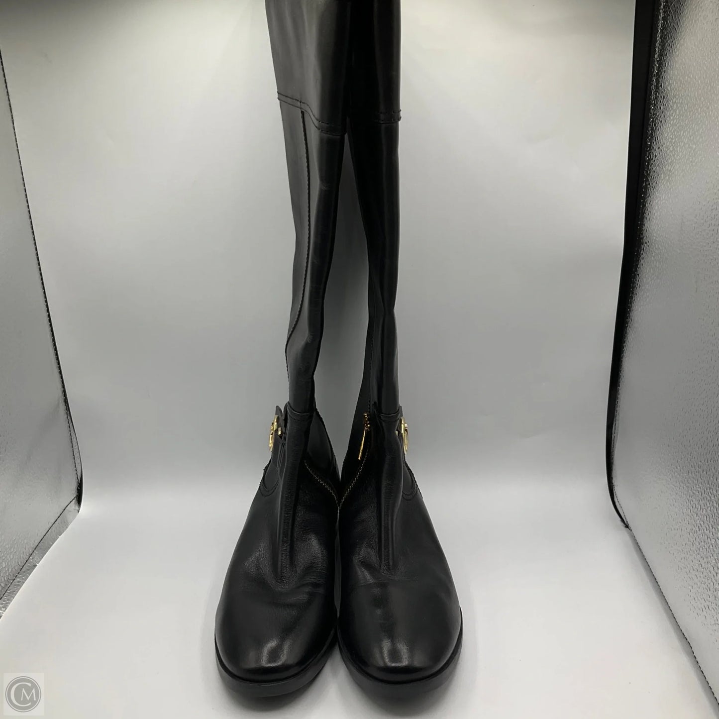 Boots Designer By Michael Kors In Black, Size: 6