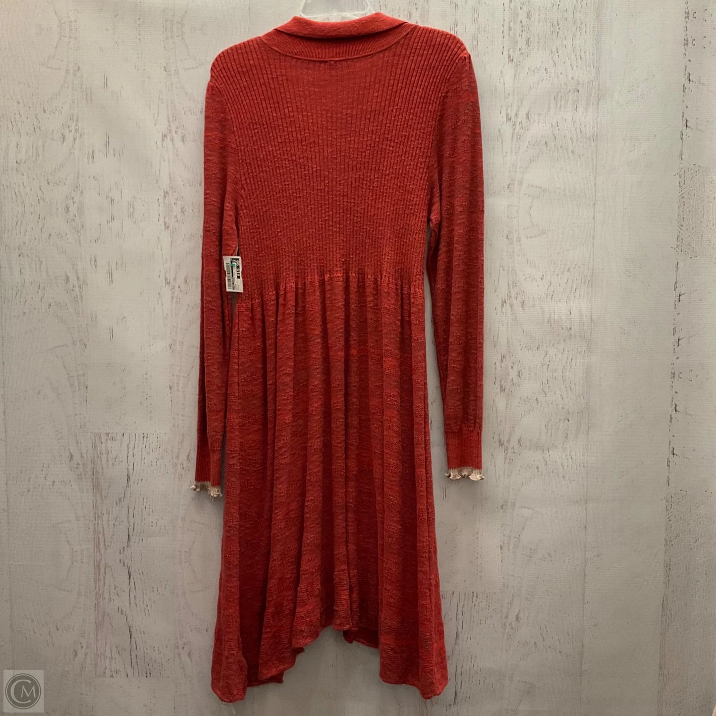 Dress Casual Midi By Free People In Orange, Size: L