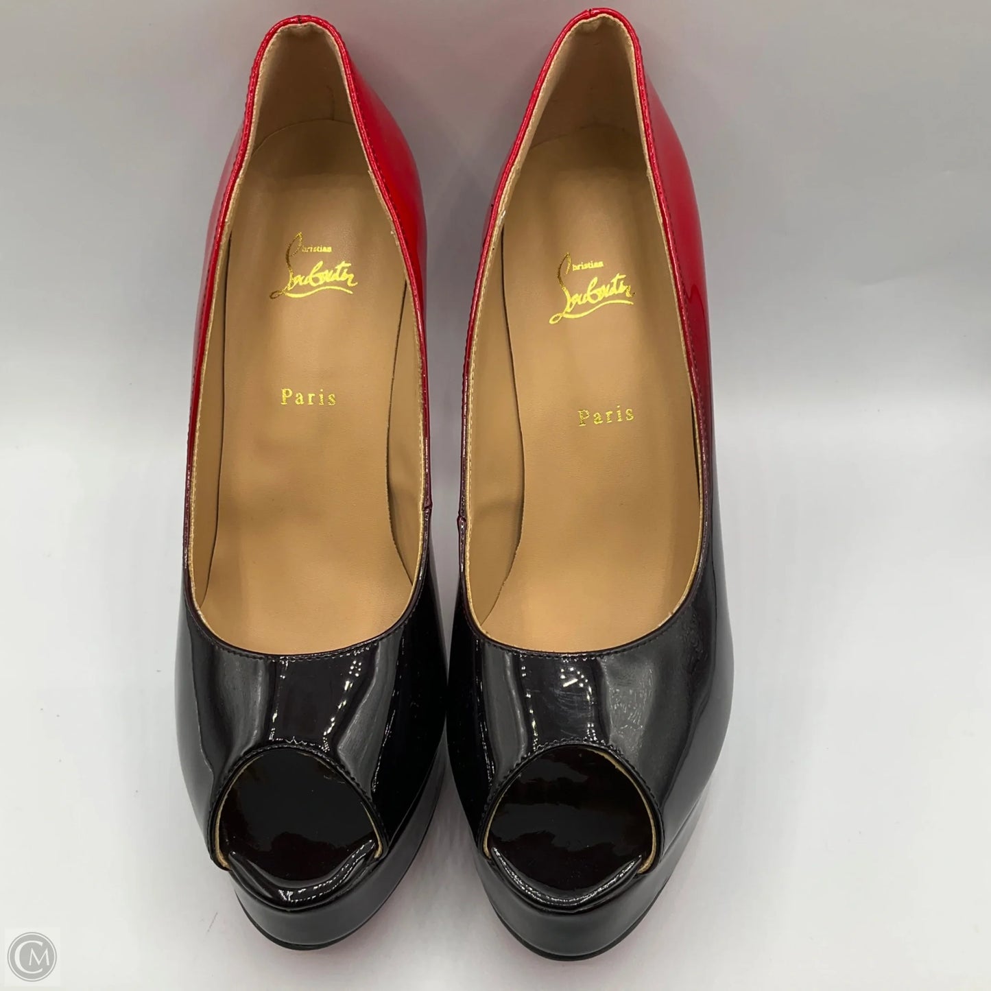 Shoes Luxury Designer By Christian Louboutin In Red, Size: 10