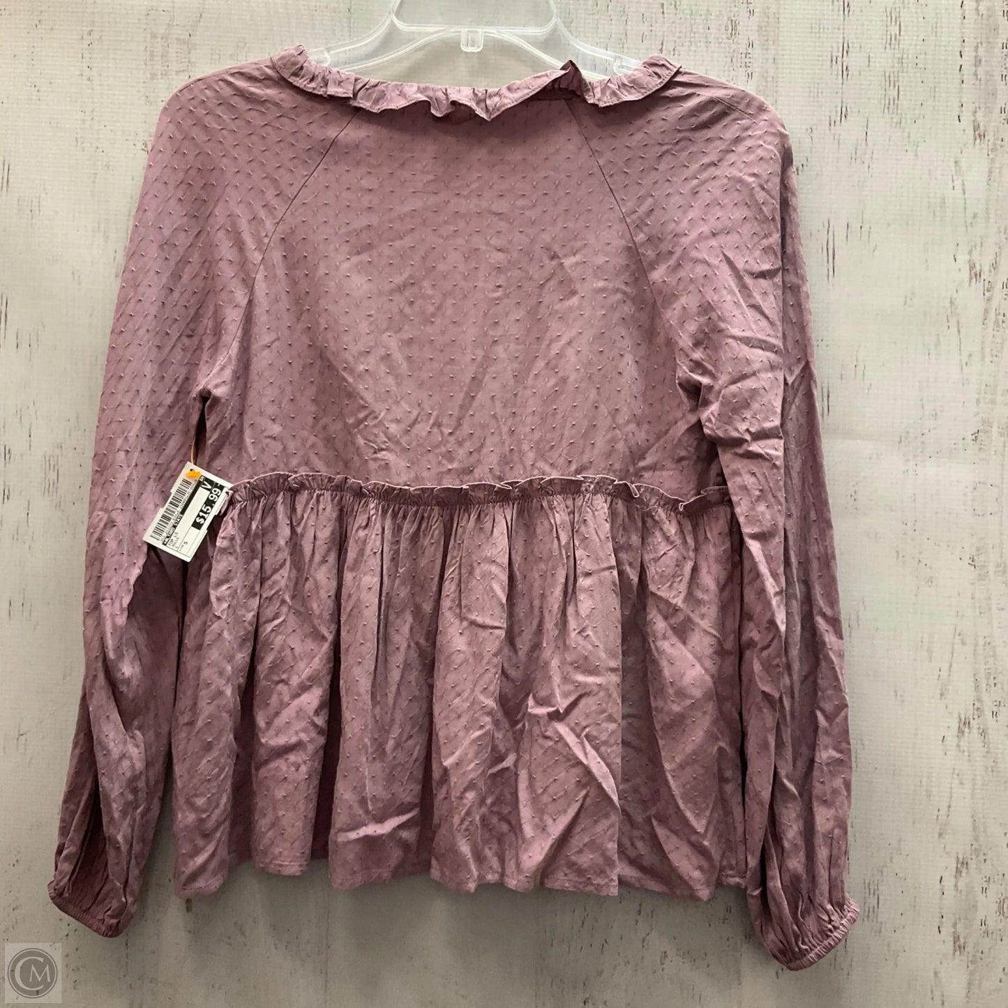 Top Long Sleeve By Altard State In Mauve, Size: S