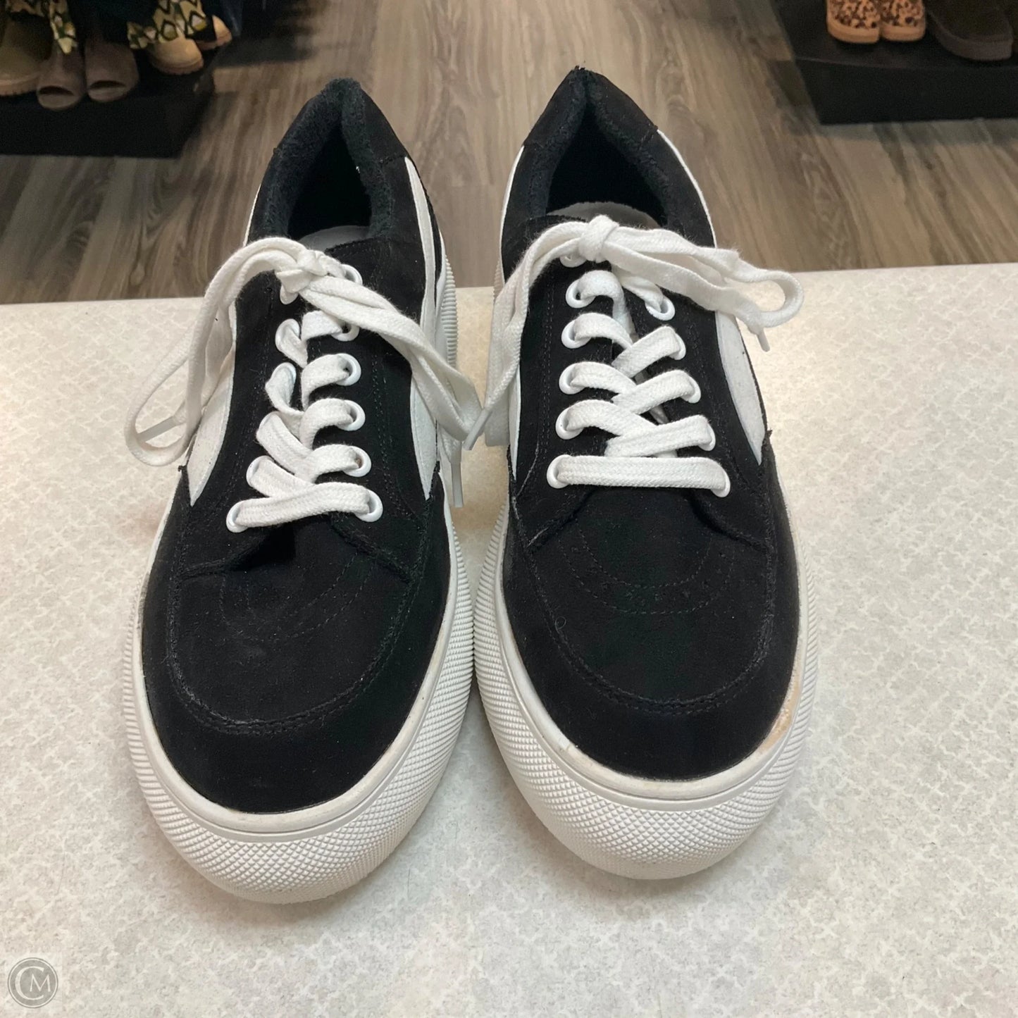 Shoes Athletic By Madden Girl In Black, Size: 7.5