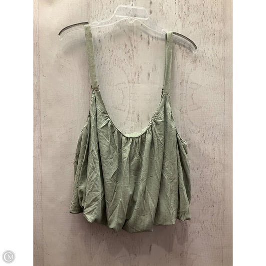 Top Sleeveless By Anthropologie In Green, Size: Xl