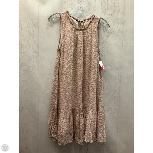 Dress Casual Short By Anthropologie In Pink, Size: S