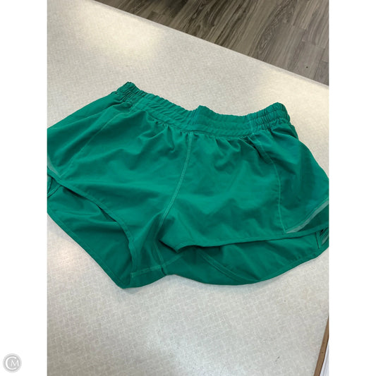 Athletic Shorts By Lululemon In Green, Size: 12