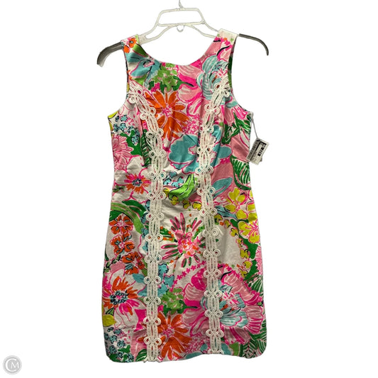 Dress Designer By Lilly Pulitzer In Floral Print, Size: 4