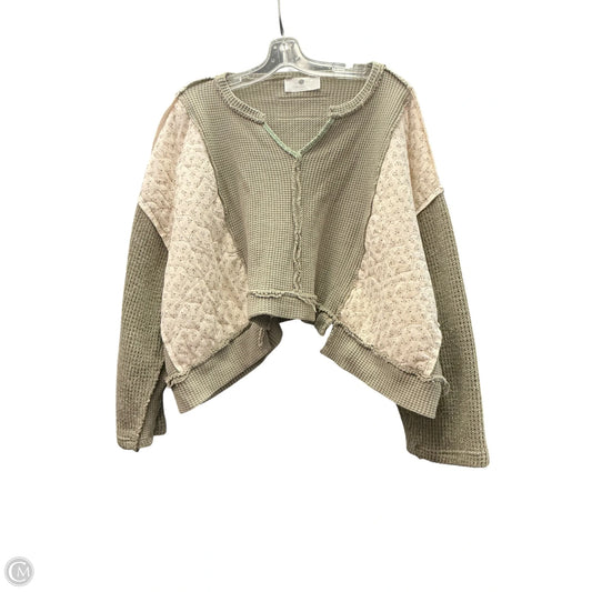 Top Long Sleeve By Clothes Mentor In Green, Size: M