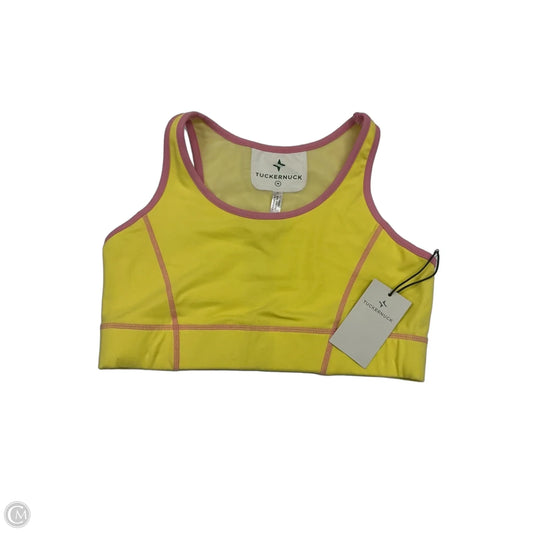 Athletic Bra By Tuckernuck In Pink & Yellow, Size: M