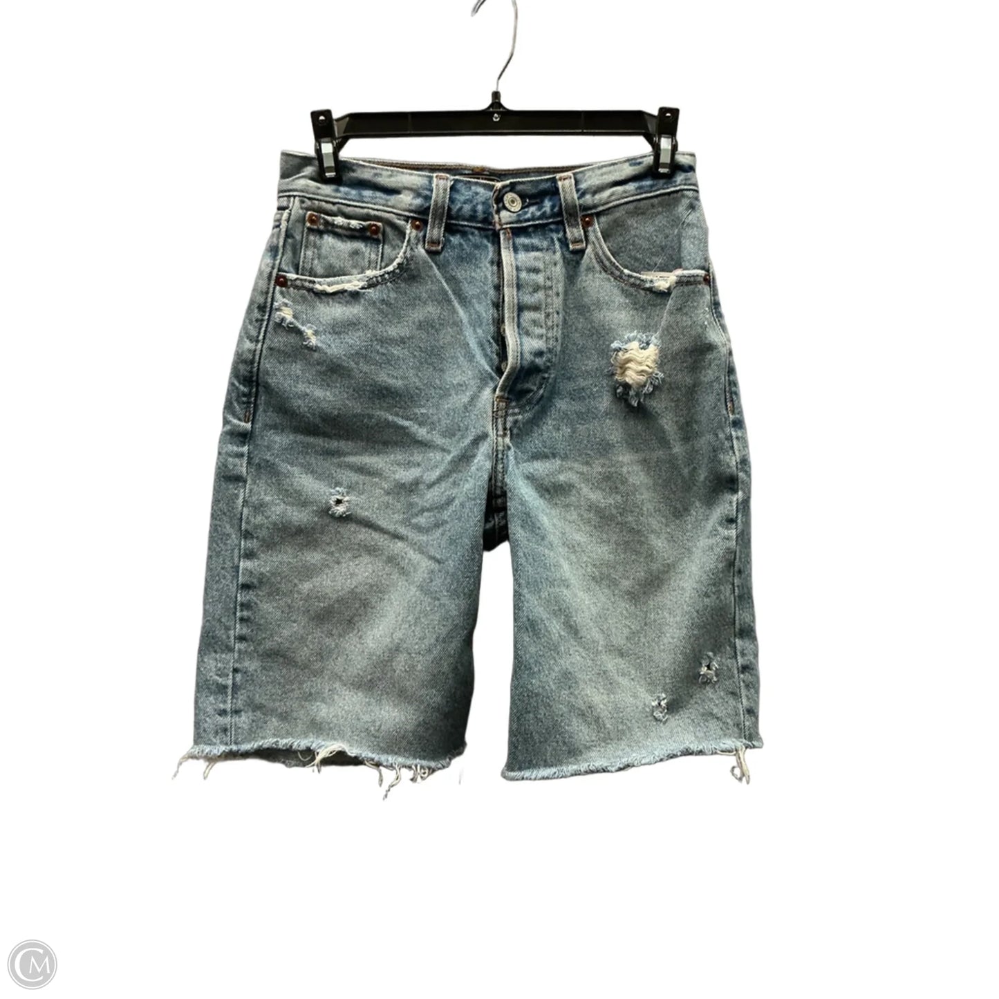 Shorts By Abercrombie And Fitch In Blue Denim, Size: 0
