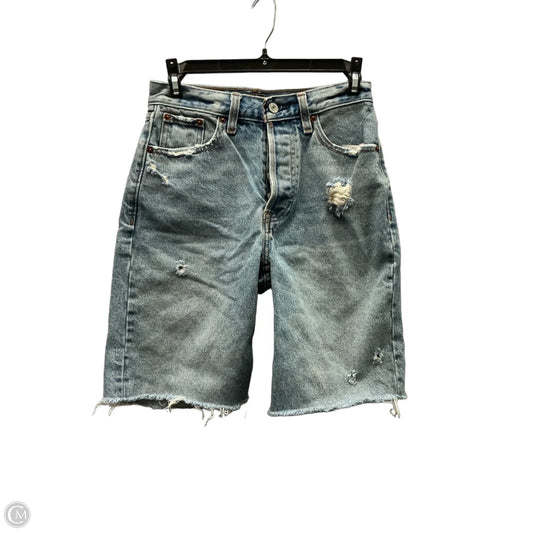 Shorts By Abercrombie And Fitch In Blue Denim, Size: 0