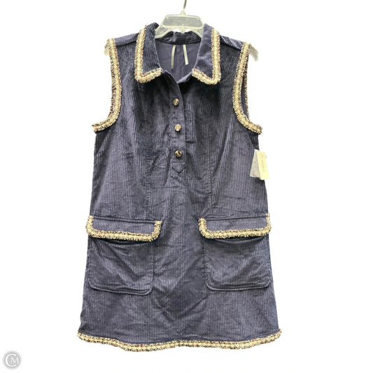 Dress Party Short By Anthropologie In Navy, Size: L