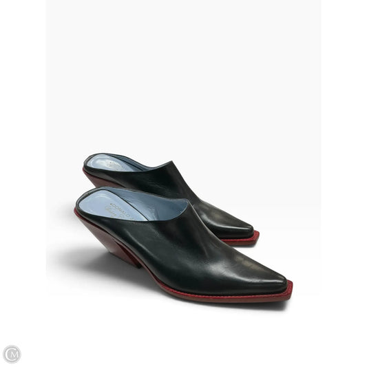 Shoes Heels Block By Donald Pliner In Black & Red, Size: 8