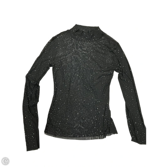 Top Long Sleeve By Clothes Mentor In Black, Size: M