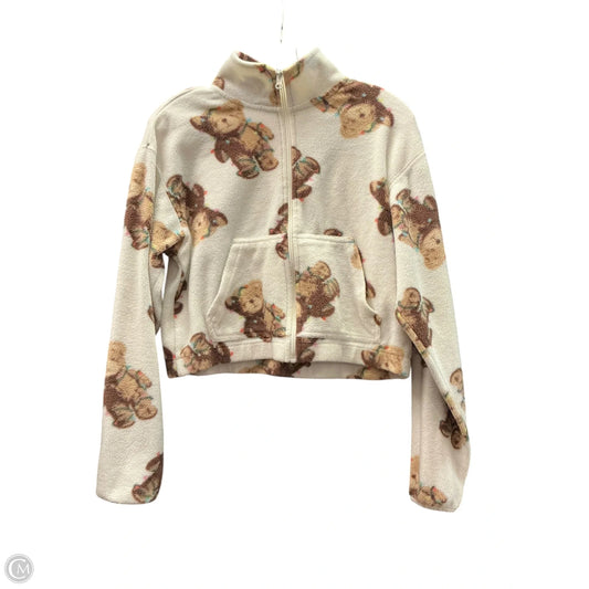 Jacket Fleece By Grayson Threads In White, Size: S