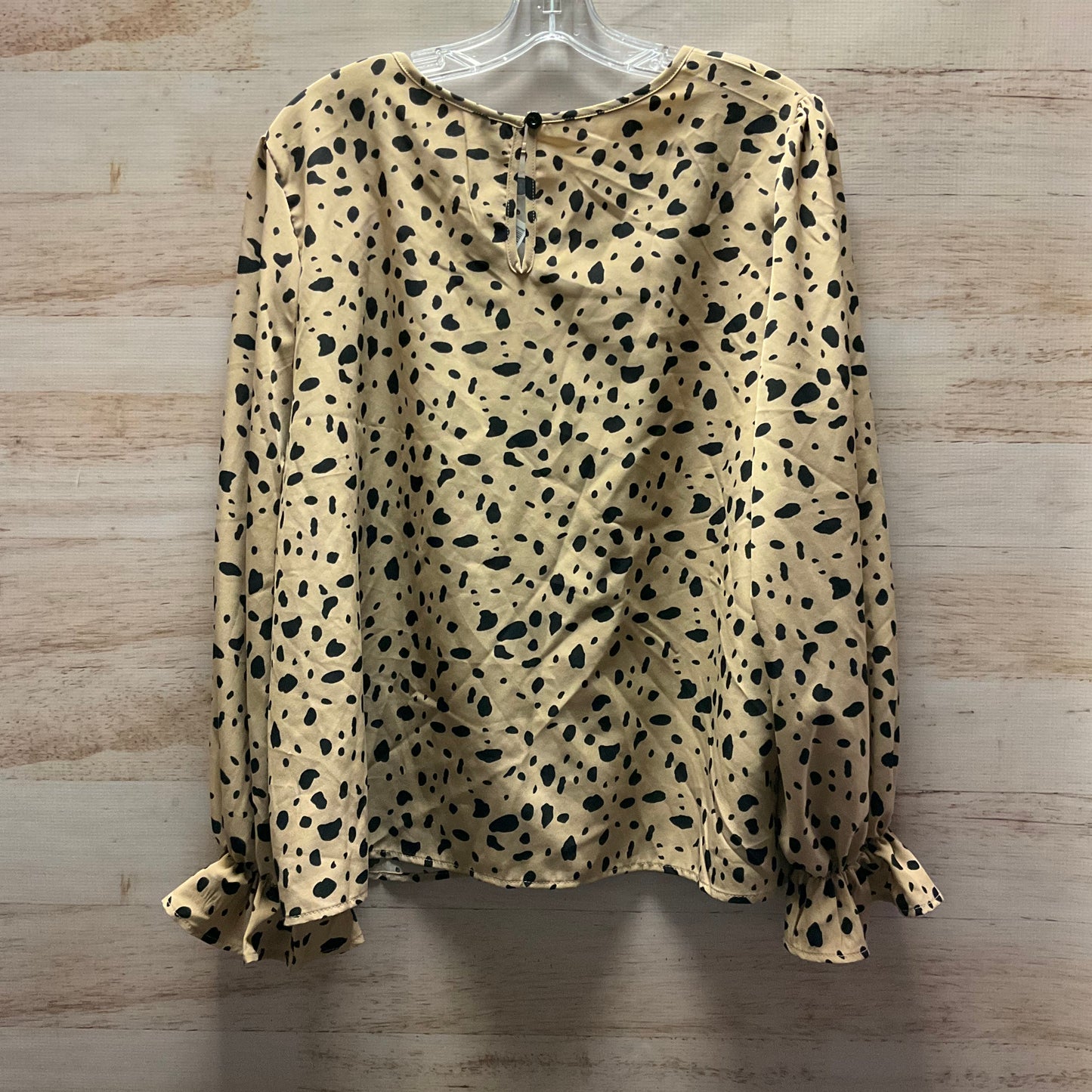 Top Long Sleeve By Shein In Animal Print, Size: 3x