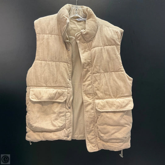 Vest Puffer & Quilted By Zara In Brown, Size: S