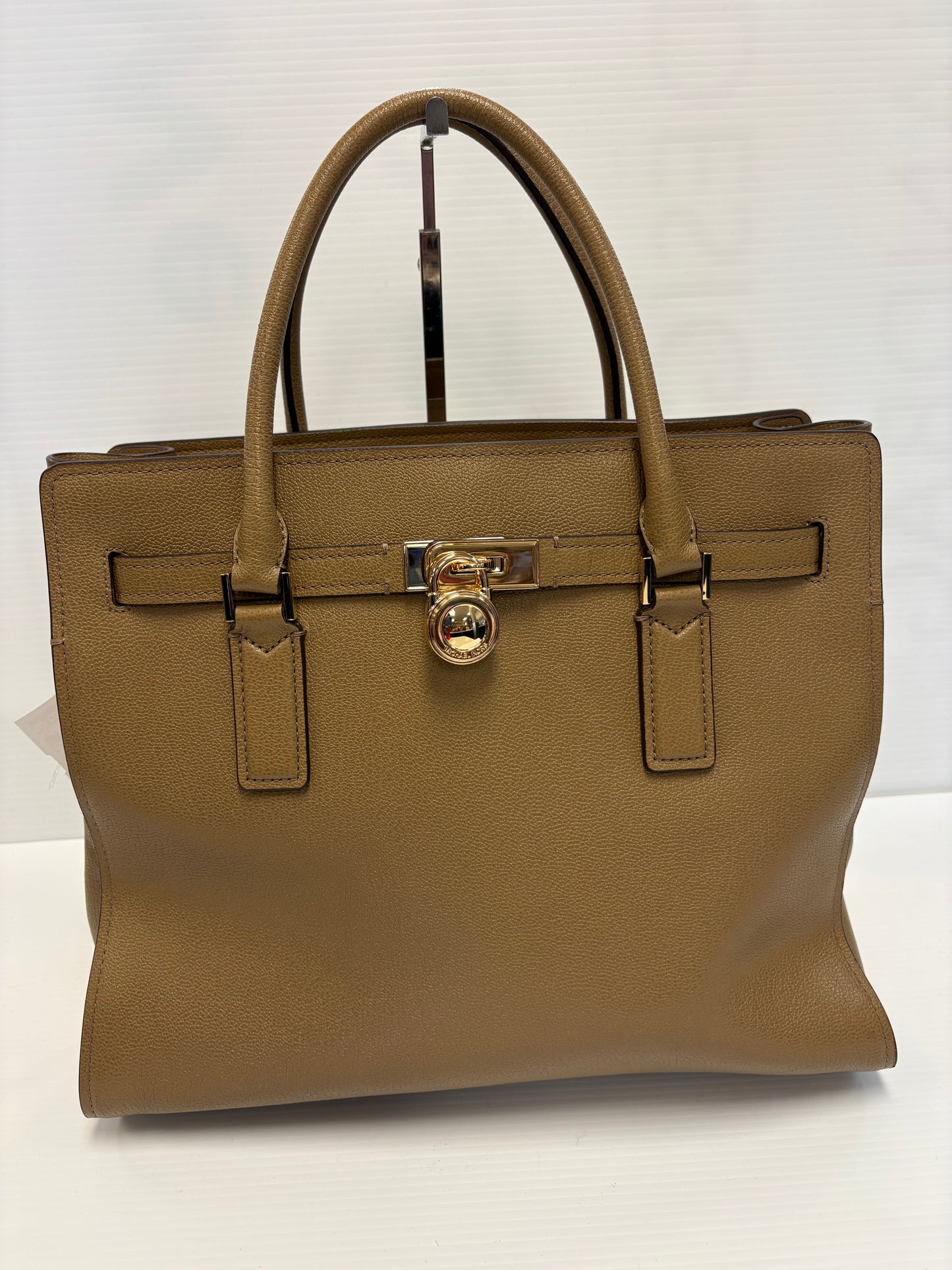 Tote Designer By Michael Kors In Brown, Size:Large