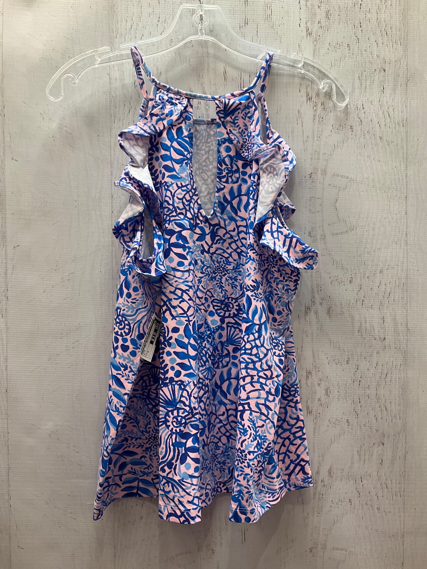 Tank Top Designer By Lilly Pulitzer In Blue, Size:M