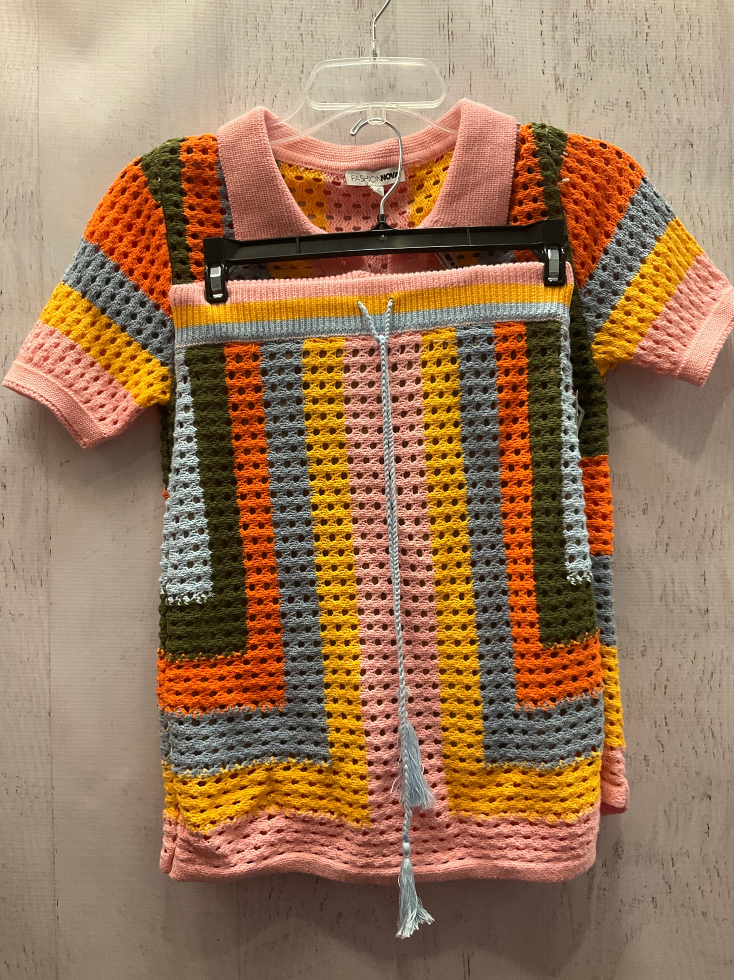 Top 2Pc Ss By Fashion Nova In Multi, Size:S