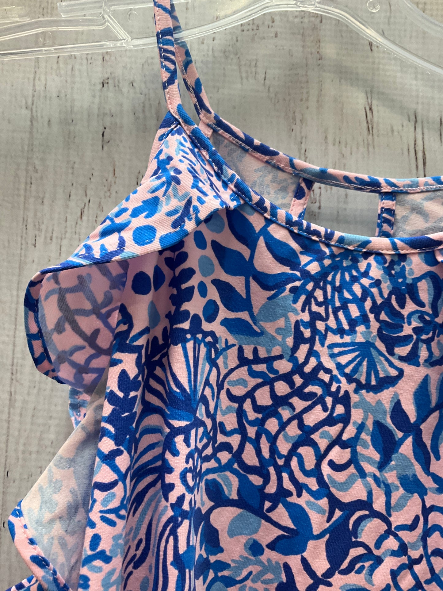 Tank Top Designer By Lilly Pulitzer In Blue, Size:M